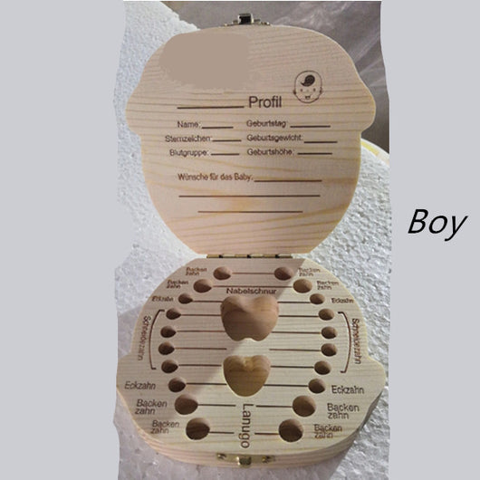 Caja de Madera Organizadora de Dientes para Bebés y Niños - Image 20