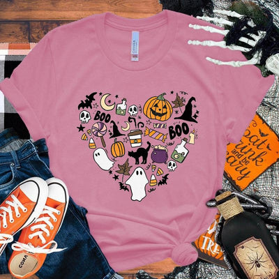 Camiseta Halloween Boo Pumpkin Love Unisex - Image 6