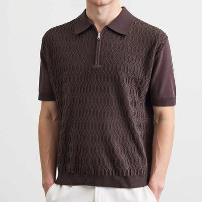 Polo Slim Fit con Textura Twist - Diseño Minimalista y Versátil