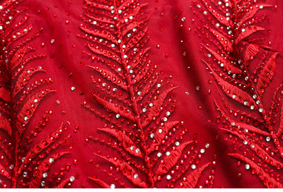 Vestido de Fiesta con Bordados Diamantados - Image 8