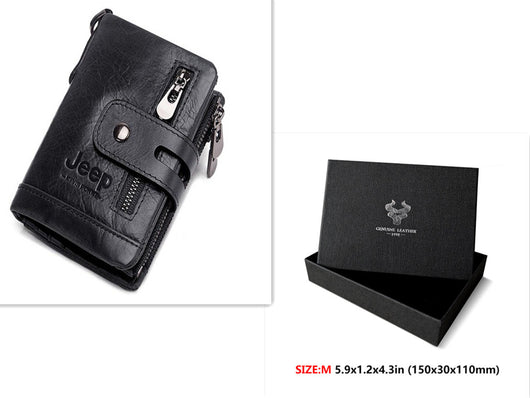 Billetera de Cuero para Hombre con Monedero - Image 19