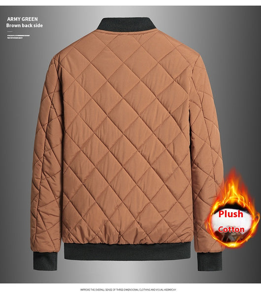 Chaqueta de Invierno Acolchada Talla Grande para Hombre - Image 13