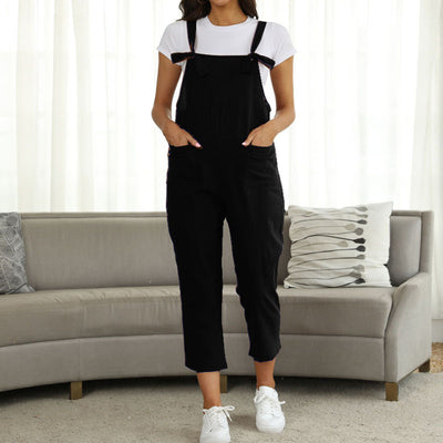 Jumpsuit Casual con Tirantes para Tallas Grandes - Image 5