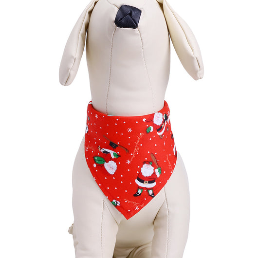 Pañuelo Triangular de Algodón para Mascotas - Babero Absorbente para Perros y Gatos - Image 23