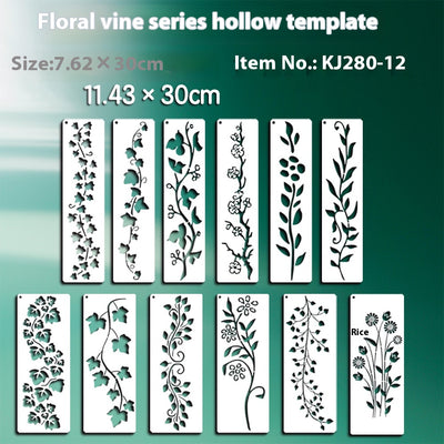 Plantilla de Pintura con Spray para Flores Silvestres - Image 13