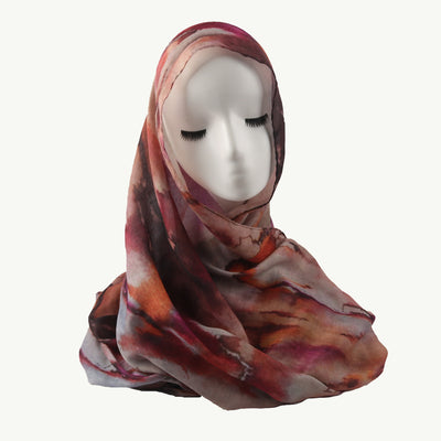 Pañuelo Estampado Tie-Dye en Algodón Poliéster - Image 18