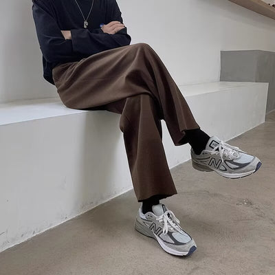 Pantalones de Traje Sueltos Casuales para Hombre