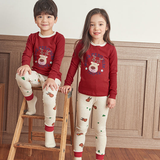 Pijama de Algodón para Niños - Pantalón Largo Primavera, Otoño e Invierno - Image 3