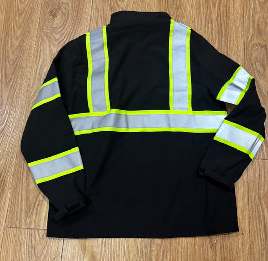 Ropa de Trabajo Impermeable Reflectante Night Black Soft Shell - Image 5