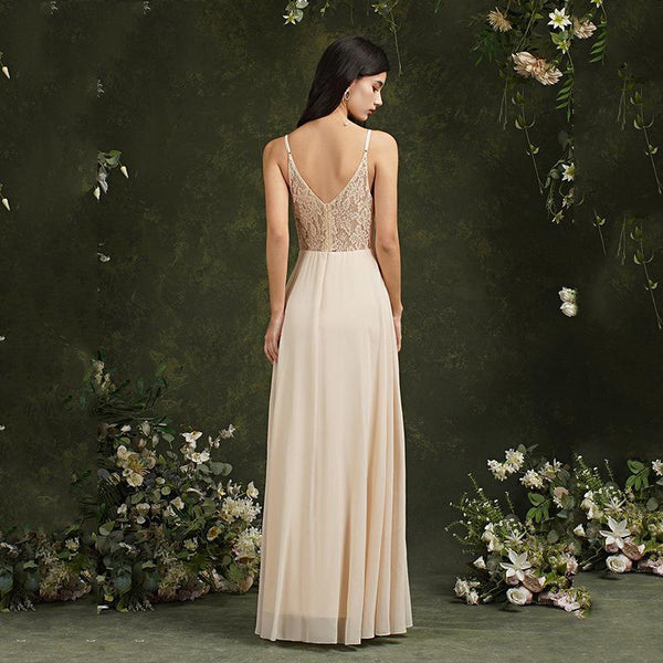 Vestido de Fiesta Escotado Europeo Primavera - Elegancia de Pasarela