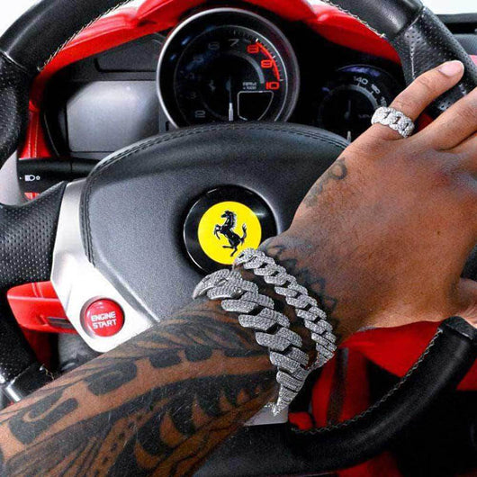 Pulsera Hip Hop para Hombre con Cifrado Zircón - Image 11