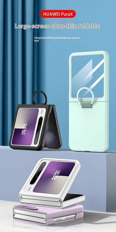 Funda Plegable para Teléfono con Ventana Grande y Anillo Protector Ultrafina - Image 17