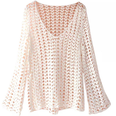 Suéter de Protección Solar Chic con Estilo Dulce y Picante - Image 11