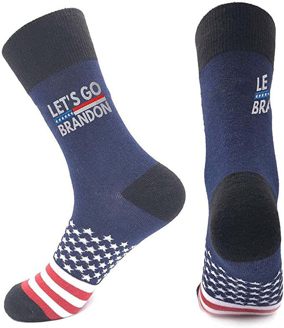 Calcetines de Algodón Estampado LET GO BRANDON