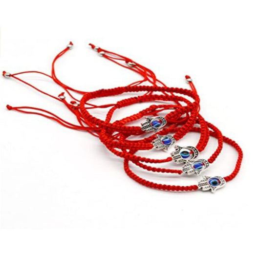 Pulsera de Pareja Tejida con Palma y Ojos - Diseño Europeo y Americano - Image 7