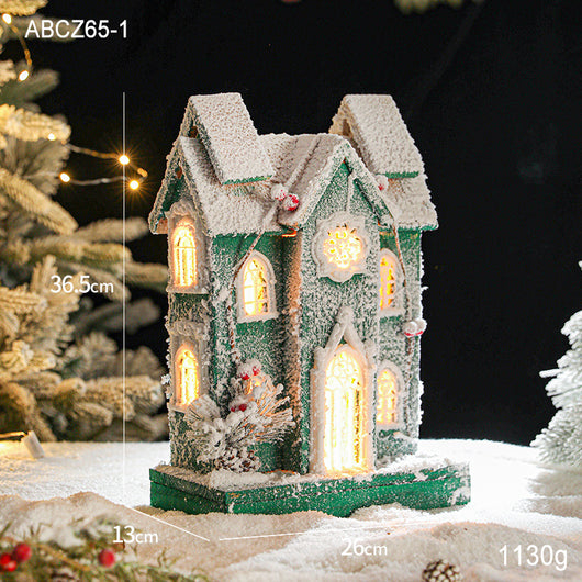 Casa de Nieve Luminosa Castelet - Regalo Creativo Navideño - Image 6