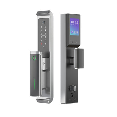 Cerradura Inteligente con Huella Dactilar y Visor Digital para Puertas de Seguridad - Image 5