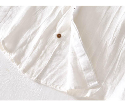 Camisa de Lino Manga Larga Clásica - Image 31