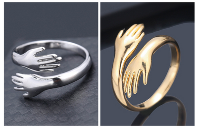 Anillo de Dos Manos Elegante - Image 11