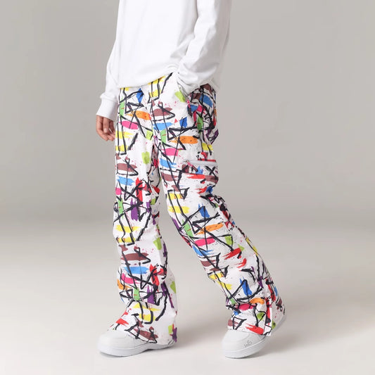 Pantalón de Esquí Térmico Impermeable Ajustado