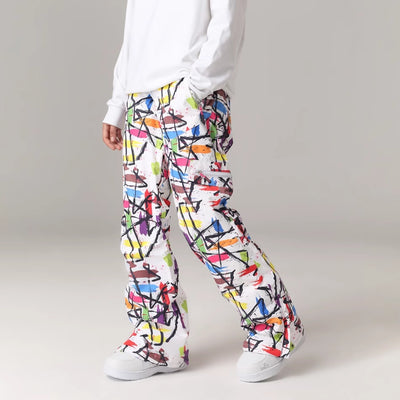 Pantalón de Esquí Térmico Impermeable Ajustado