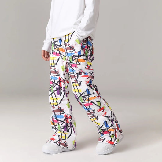 Pantalón de Esquí Térmico Impermeable Ajustado