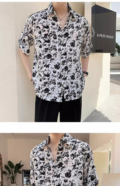 Playera Suelta Oversize de Manga Corta para Hombre - Estilo Casual Versátil - Image 14