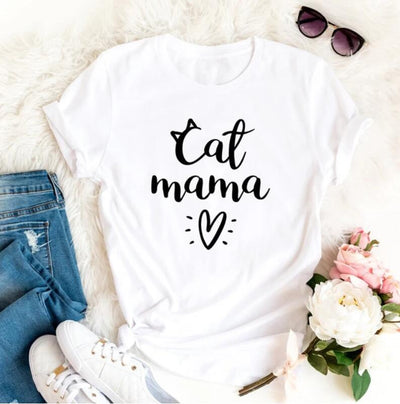 Playera Gráfica Cat Mama - Image 4