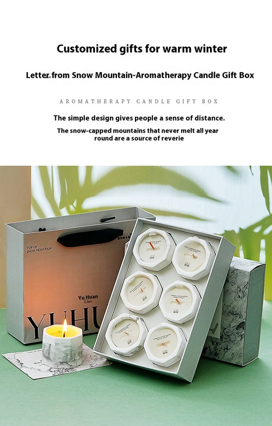 Vela Aromaterápica Octágono Tinta - Caja Regalo Elegante - Image 35