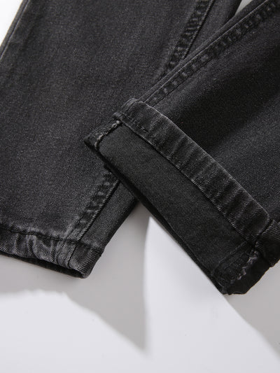 Jeans Skinny Elásticos de Corte Moderno para Hombre - Image 9