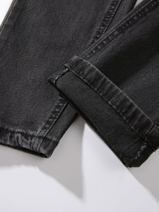 Jeans Skinny Elásticos de Corte Moderno para Hombre - Image 9