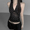 Blusa Halter Escotada sin Espalda