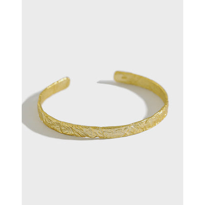 Pulsera de Plata Esterlina 925 con Diseño Plisado Versión Coreana para Mujer - Image 3
