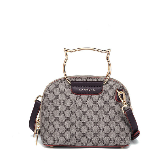 Bolsa Mensajera de Moda con Diseño Estampado Versátil