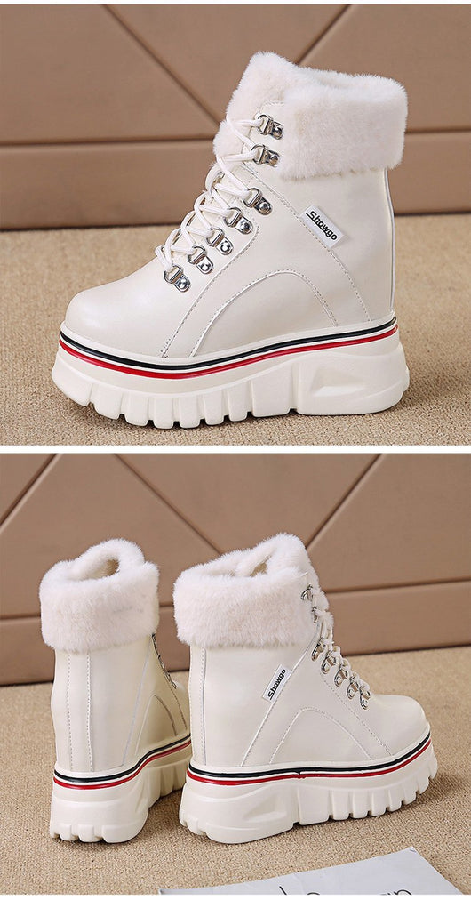 Botas Casuales de Suela Gruesa para Mujer - Otoño e Invierno - Image 6