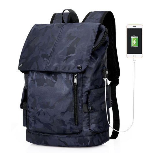 Mochila Retro Casual para Hombre - Diseño Minimalista Estudiante - Image 10