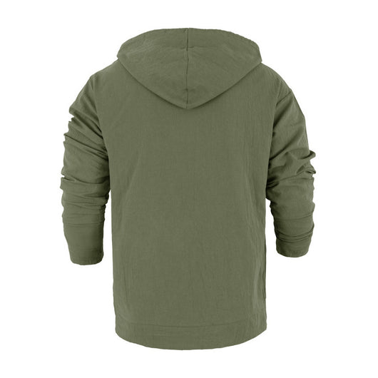 Henley con Capucha y Mangas Largas con Bolsillos Grandes - Image 40