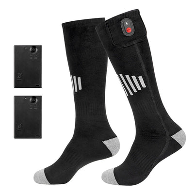 Calcetines Térmicos de Algodón Puro con Calefacción Eléctrica para Esquí - Image 16