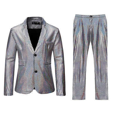 Conjunto de Pantalones Cuadros Arcoíris con Efecto Bronceado - Image 9