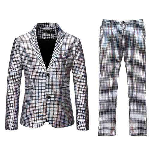 Conjunto de Pantalones Cuadros Arcoíris con Efecto Bronceado - Image 9