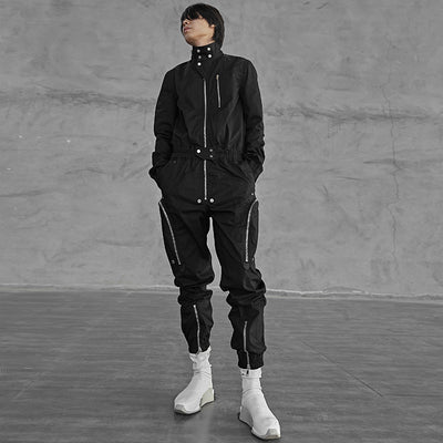 Jumpsuit Cargo Holgado de Algodón para Hombre Dark Man - Image 8