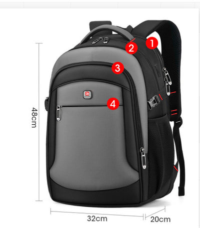 Mochila Portátil Casual para Hombre - Bolsa Escolar y Universitaria - Image 14