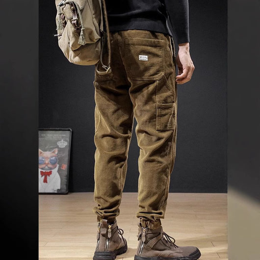 Pantalones de Pana Holgados Talla Grande para Hombre - Image 4