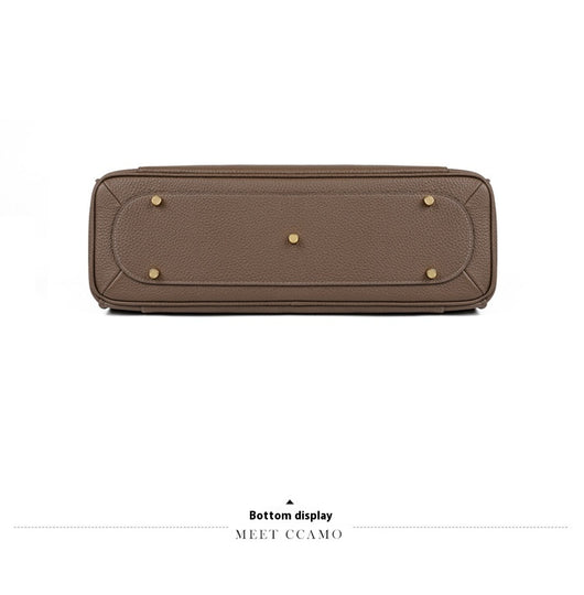 Bolso Tote de Gran Capacidad en Color Sólido para Mujer - Image 11
