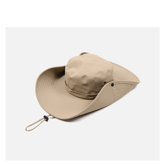 Sombrero Vaquero de Ala Ancha con Protección Solar para Pesca y Senderismo - Image 12