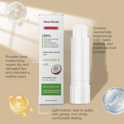 Bálsamo Labial Hidratante con Aceite de Coco y Manteca de Karité - Image 3