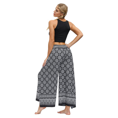 Pantalones Yoga Boho Estampado Étnico para Entrenamientos al Aire Libre - Image 21