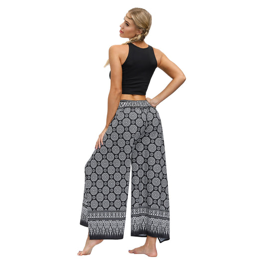Pantalones Yoga Boho Estampado Étnico para Entrenamientos al Aire Libre - Image 21
