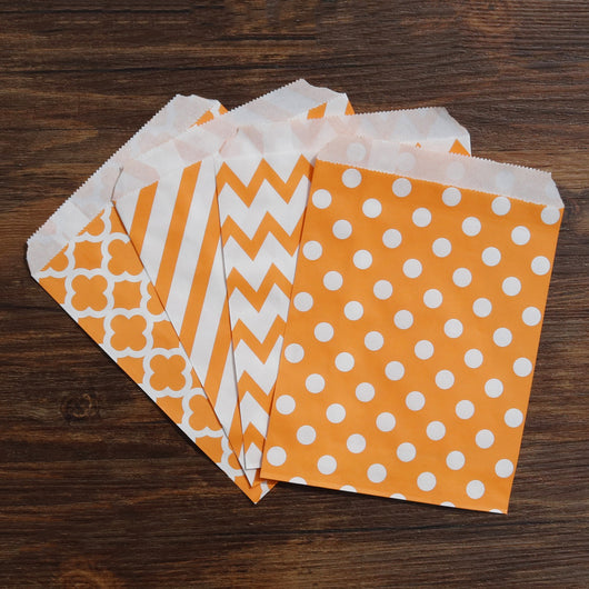 Bolsa de Papel Kraft con Diseño de Trébol de Cuatro Hojas y Onda de Puntos - Image 15