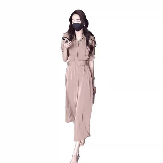 Vestido Camisero Elegante con Cintura Definida - Image 3